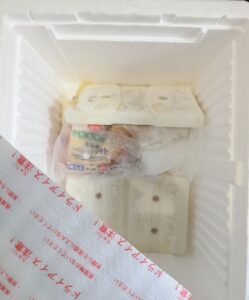 コープデリ冷凍食品宅配の様子