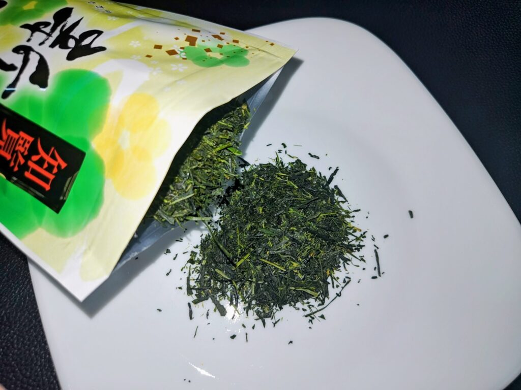茶葉のようす