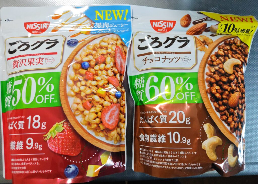 ごろグラ充実果実、チョコナッツ